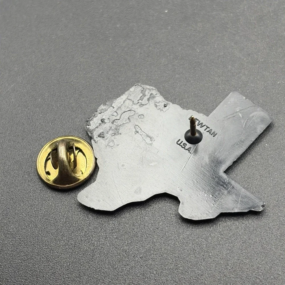 Texas State Outline Wichita‎ Falls Plastic Lapel Hat Pin